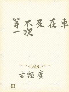 等不及在车里做一次