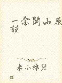 一念关山原著小说