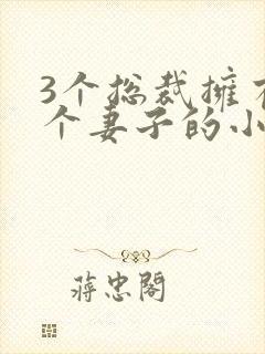 3个总裁拥有一个妻子的小说