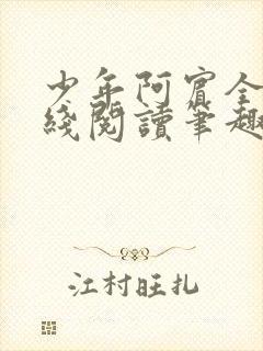 少年阿宾全文在线阅读笔趣阁