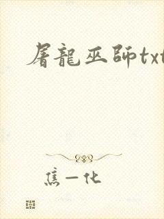 屠龙巫师txt