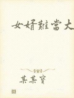 女婿难当大结局