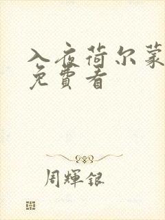 入夜荷尔蒙电影免费看