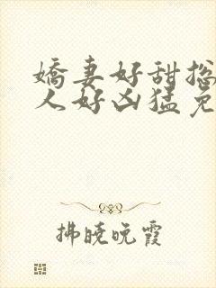 娇妻好甜总裁大人好凶猛免费阅读