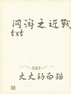 网游之近战法师txt