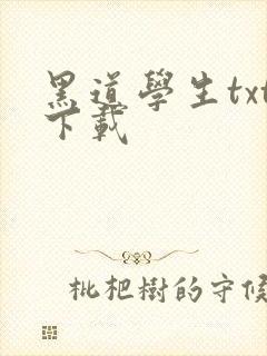 黑道学生txt下载