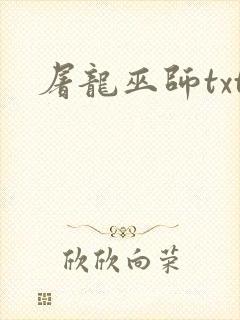 屠龙巫师txt封面