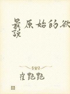 最原始的欲望小说