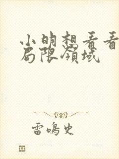小明想看看永久局限领域封面