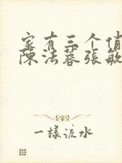 家有三个俏媳妇陈法蓉张敏