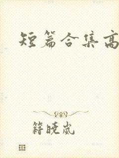 短篇合集高h封面