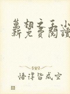 万相之王小说最新免费阅读封面