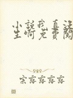 小说我真没想重生啊免费阅读全文