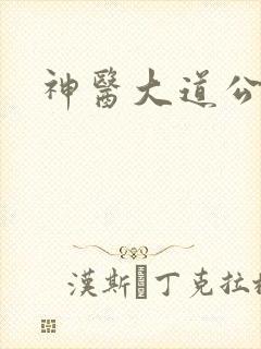 神医大道公2封面