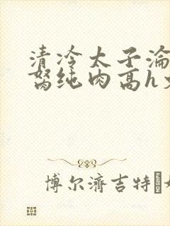 清冷太子沦为禁胬纯肉高h文封面