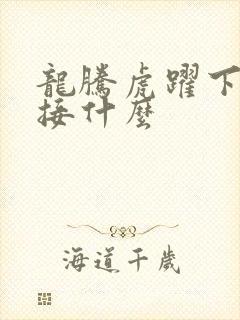 龙腾虎跃下一句接什么