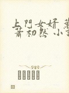 上门女婿 叶辰 萧初然 小说