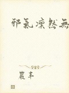 邪气凛然无弹窗