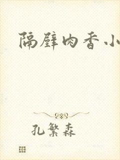 隔壁肉香小说