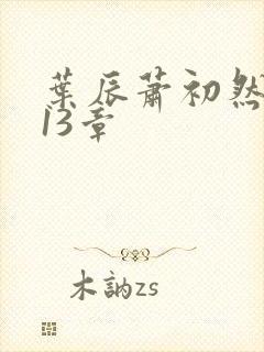 叶辰萧初然6213章