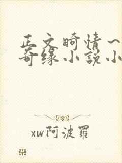 正文畸情～内裤奇缘小说小茹封面