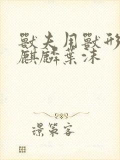 兽夫用兽形播种麒麟叶沫封面