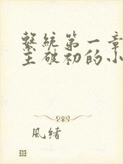 系统第一章给宿主破初的小说封面