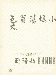 色翁荡熄小说全文