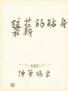 校花的贴身高手最新封面