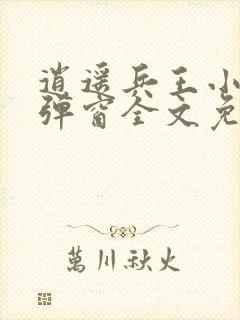 逍遥兵王小说无弹窗全文免费阅读封面