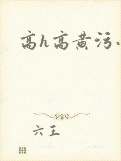 高h高黄污小说封面