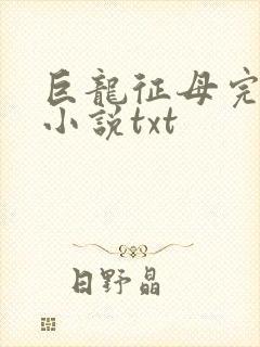 巨龙征母完结版小说txt封面
