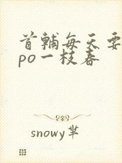 首辅每天要不够po一枝春