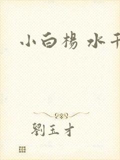 小白杨 水千丞