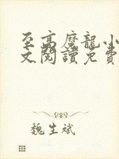 至高魔龙小说全文阅读免费无弹窗