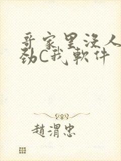 哥家里没人使点劲C我软件