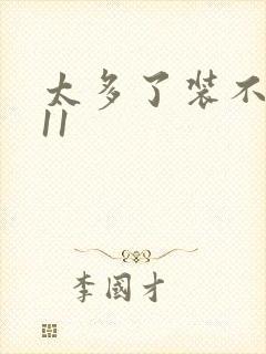 太多了装不下H11封面