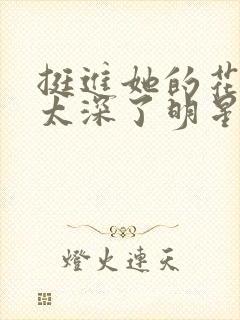 挺进她的花苞啊太深了明星小说封面