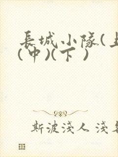 长城小队(上)(中)(下 )