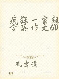疯狂一家亲短篇合集作文600字封面