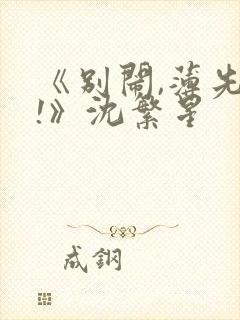 《别闹,薄先生!》沈繁星