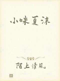 小咪夏沫