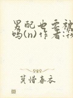 男配也要被爆炒吗(n)作者:筏喻