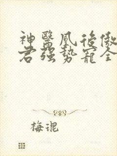 神医凰后傲娇暴君强势宠全文免费阅读