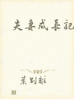 夫妻成长记封面