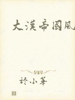 大汉帝国风云录封面