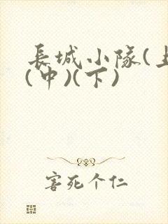 长城小队(上)(中)(下)