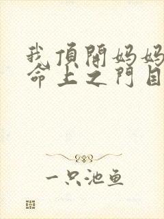 我顶开妈妈的生命上之门目录