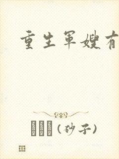 重生军嫂有空间