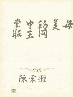 掌中的美母第一版主网